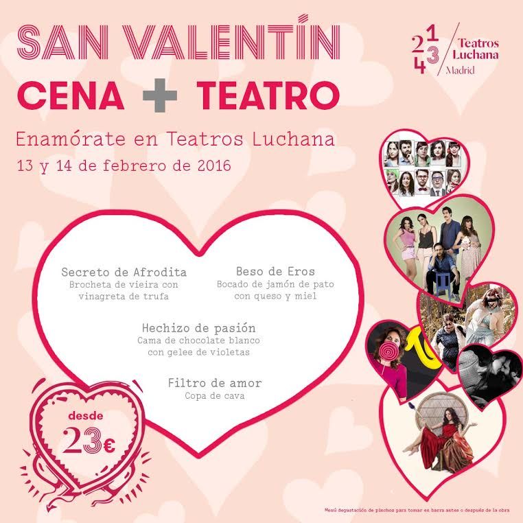 Cena + Teatro en el Teatro Luchana