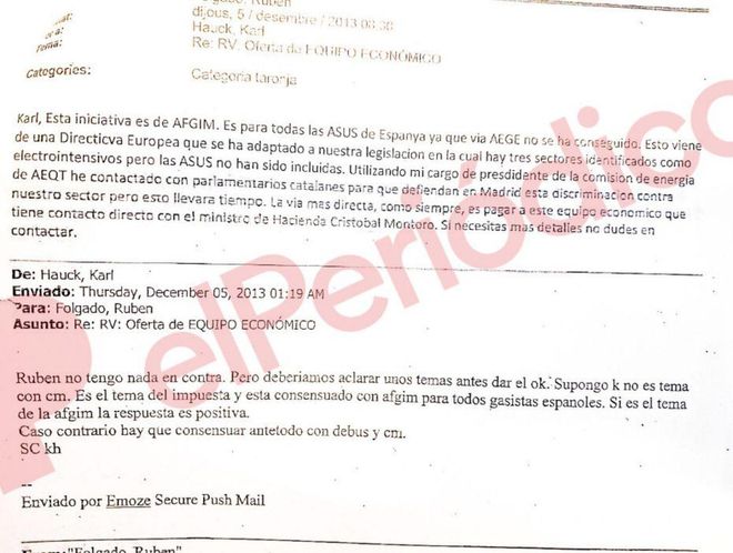 "S’ha de consensuar amb C. M."