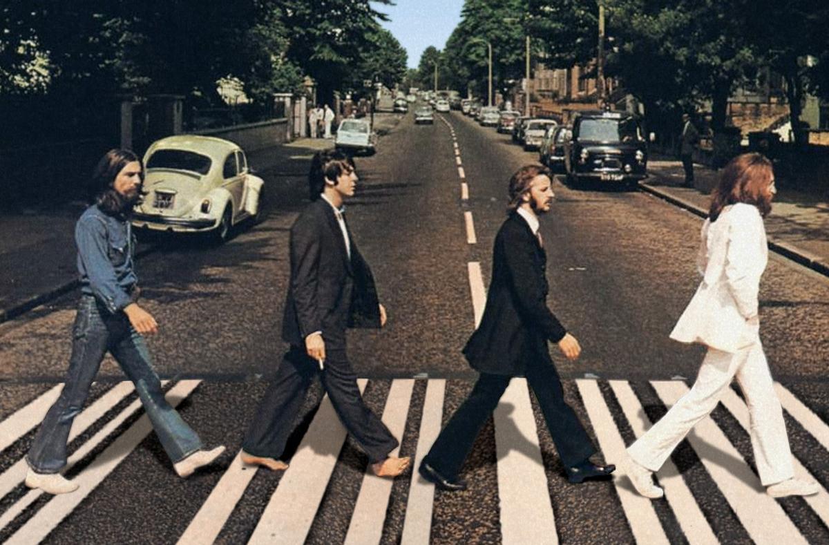 Portada del disco 'Abbey Road' de los Beatles.