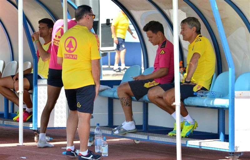 Fase final del entrenamiento de la UD Las Palmas