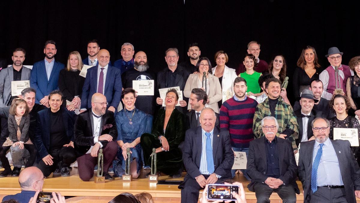 Foto de familia de la gala de los Goya de fotografía del año 2023
