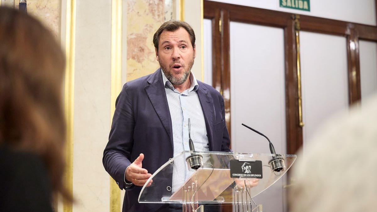 El ministro de Transportes y Movilidad Sostenible, Óscar Puente.