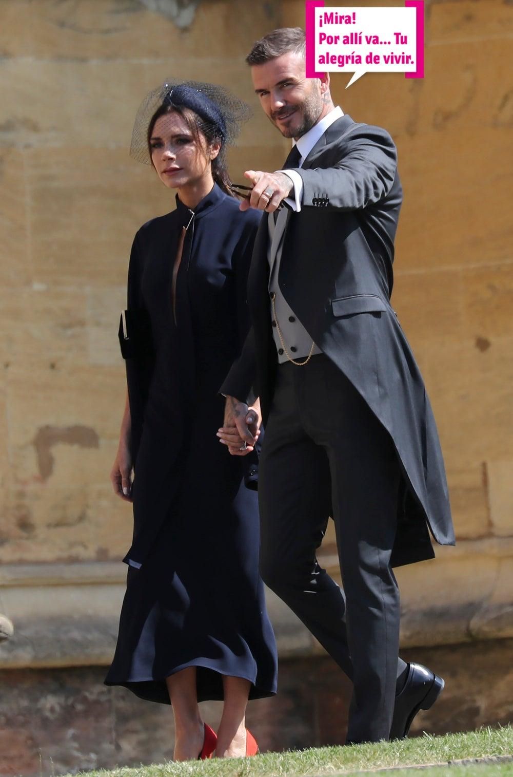 Victoria y David Beckham: "¡Mira! Por allí va tu alegría de vivir"