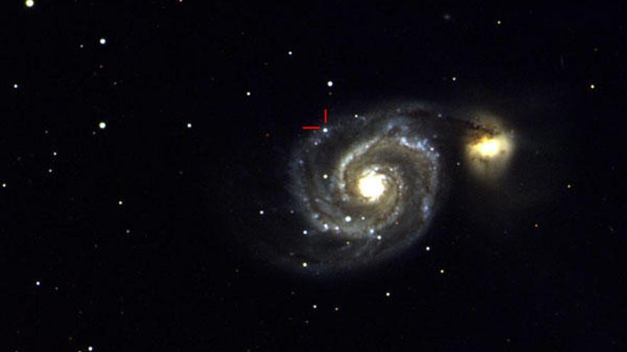 El observatorio de Forcarei capta su segunda supernova en 15 días