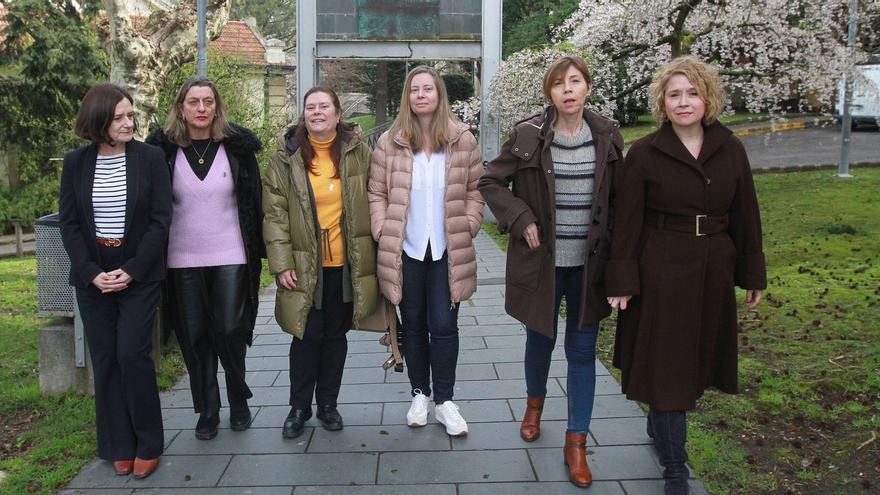 Beatriz Cancho, Susana Reboreda, Nieves Lorenzo, Inés Álvarez, Teresa de Castro y Elena Martínez.