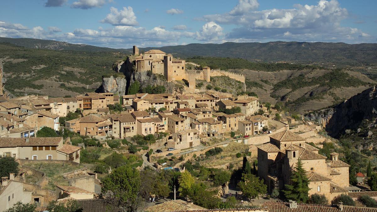 El pueblo de Alquézar.