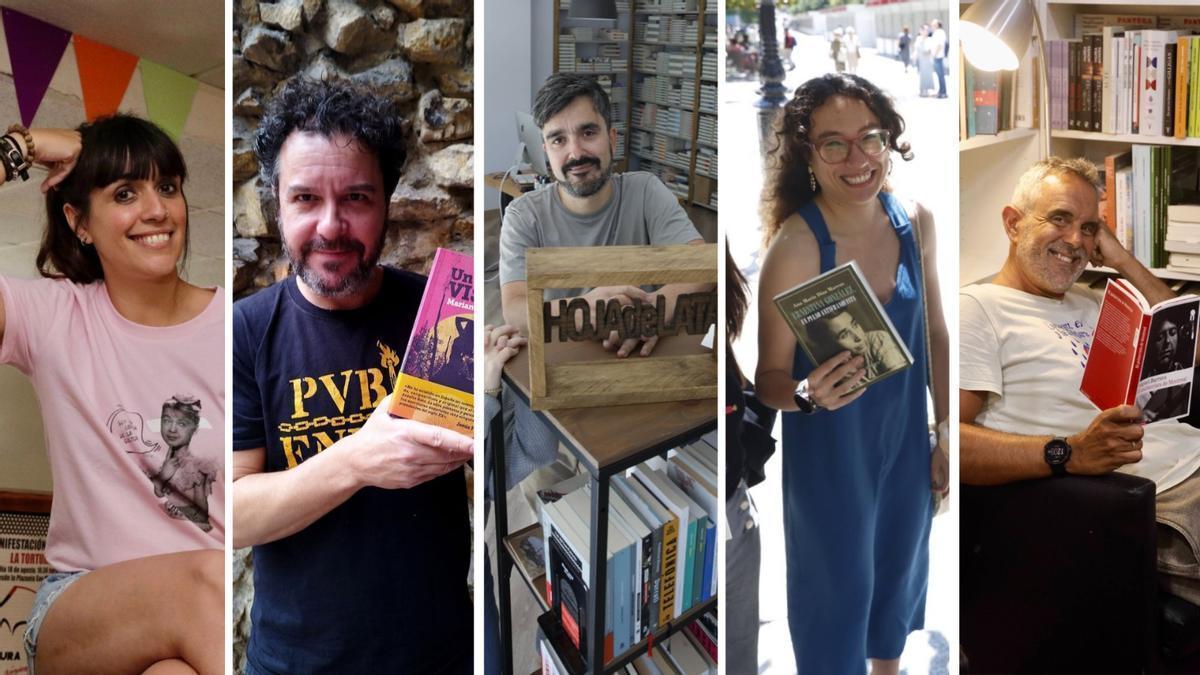 Por la izquierda, Verónica Piñera, Jorge Salvador Galindo, Daniel Álvarez, Lorena Sánchez y Rafa Gutiérrez.