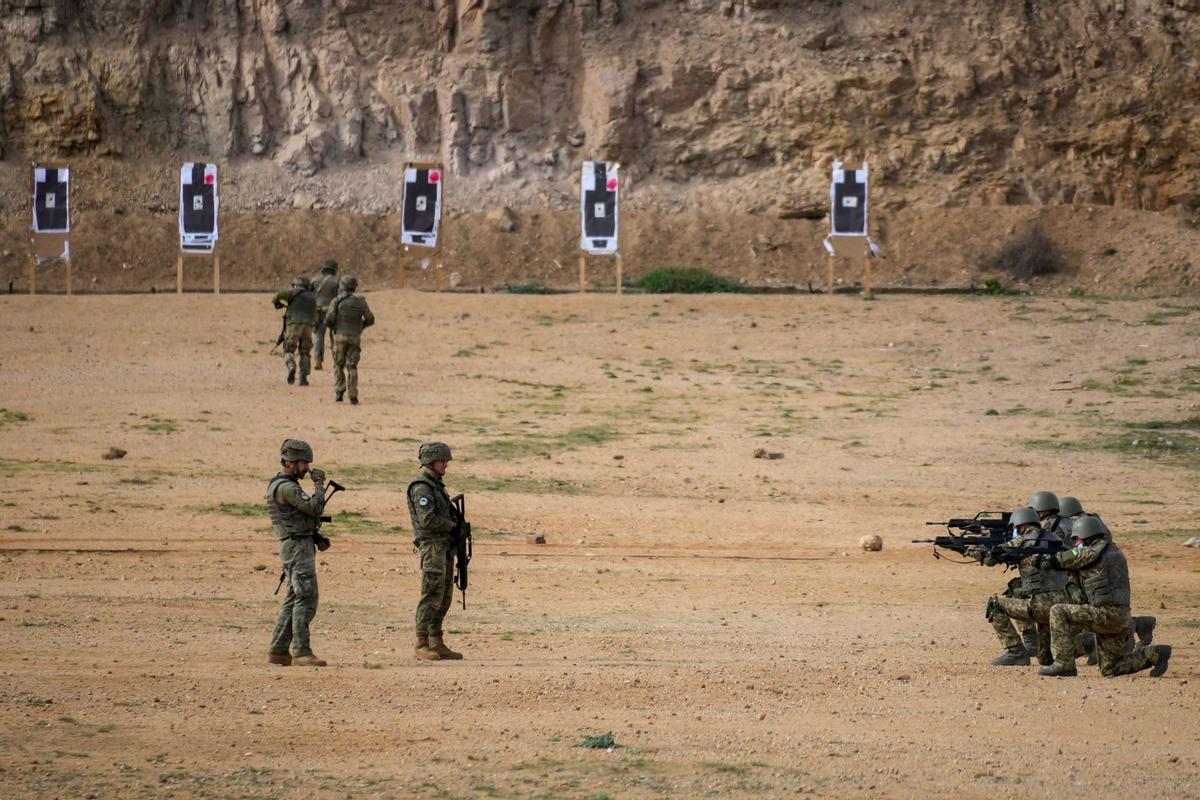 El Ejército de Tierra entrena a militares ucranianos en la Academia de Infantería de Toledo