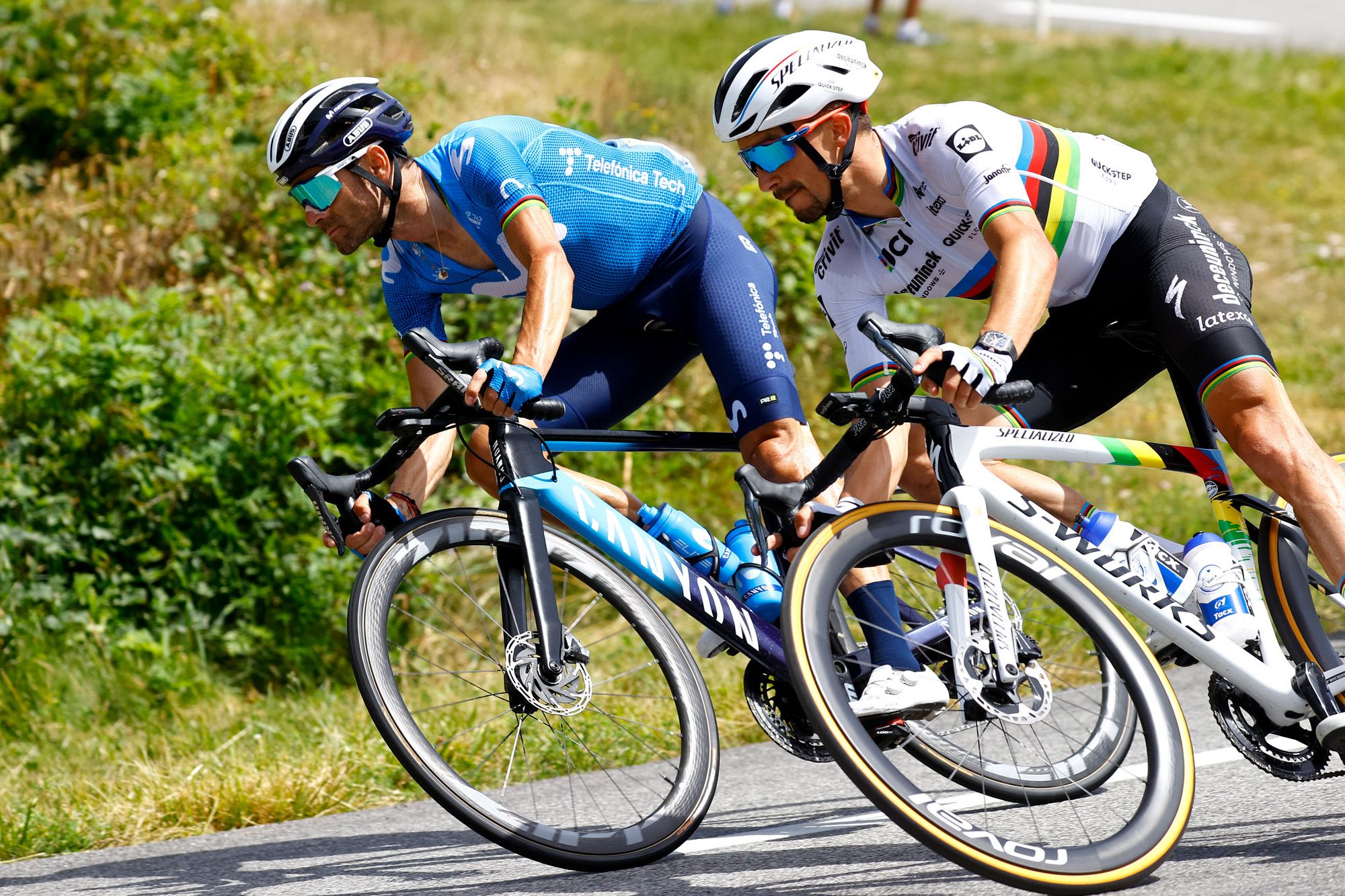 Valverde y Alaphilippe