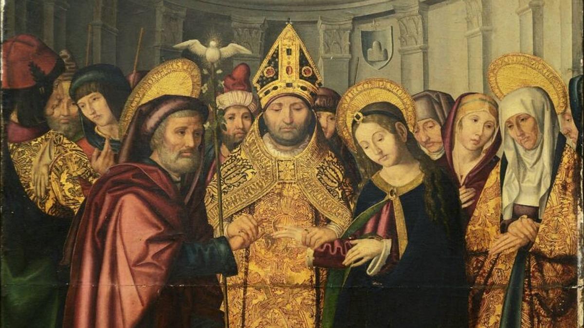 'Los Desposorios de la Virgen' es la tabla que se ha subastado por un precio de 180.000 euros en San Remo.