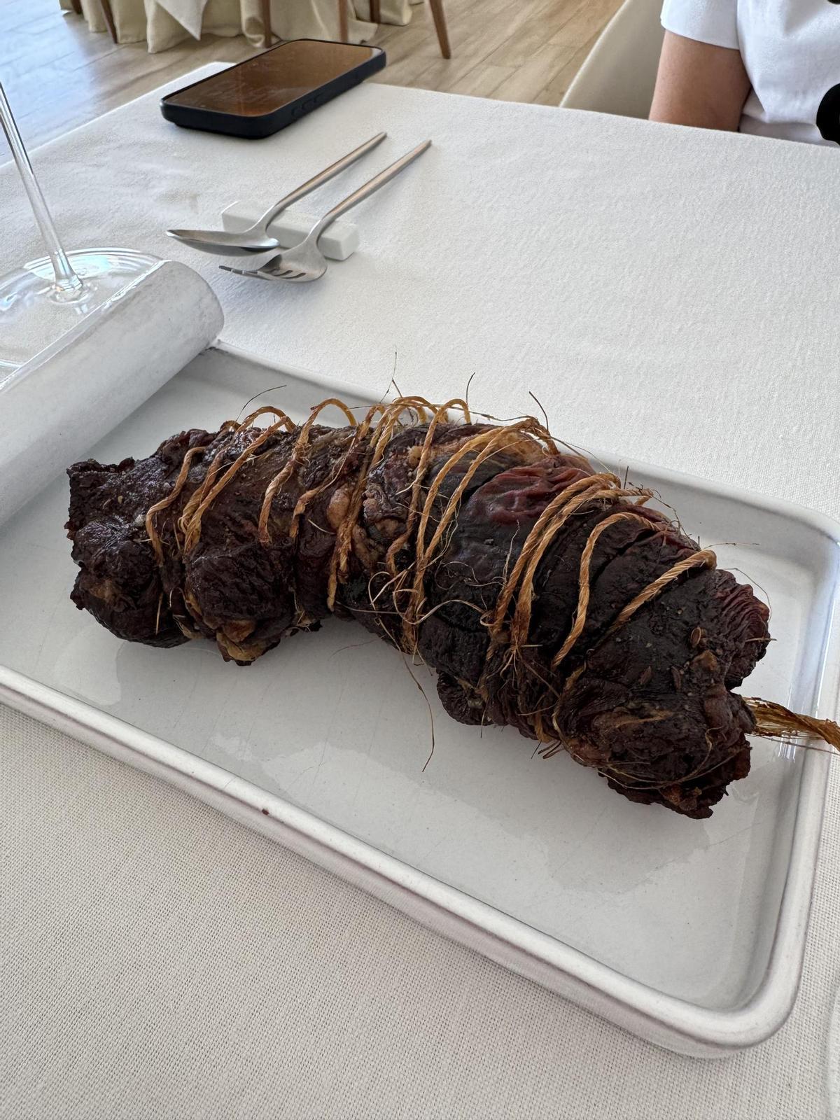 Pata de cabra curada.