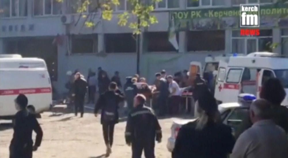 Al menos 18 personas murieron el miércoles y unas 40 resultaron heridas por la explosión "de un artefacto no identificado" en un colegio secundario técnico en Kerch, en Crimea.