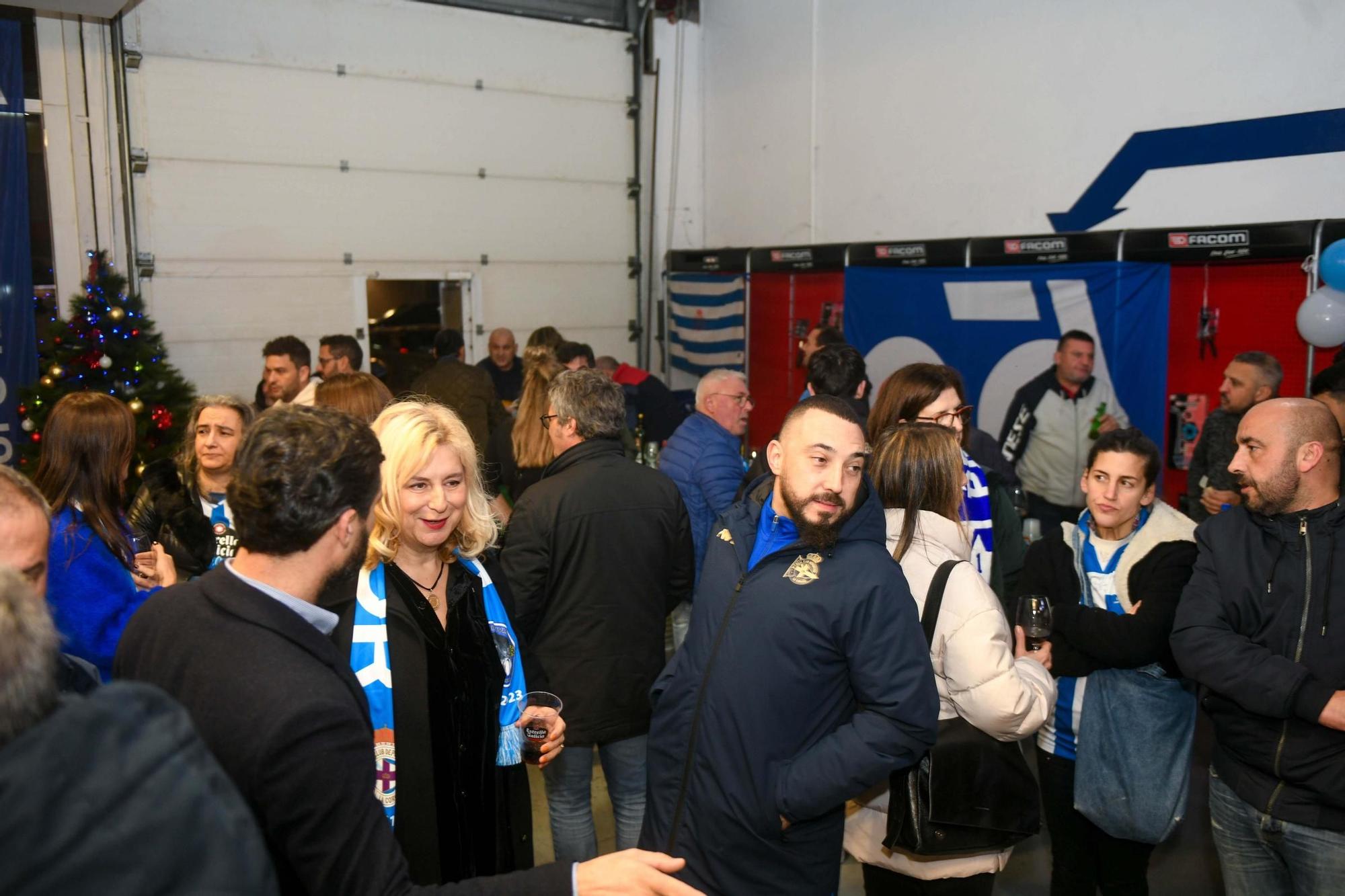 Inauguración de la peña deportivista Ramón Regueira Ramos