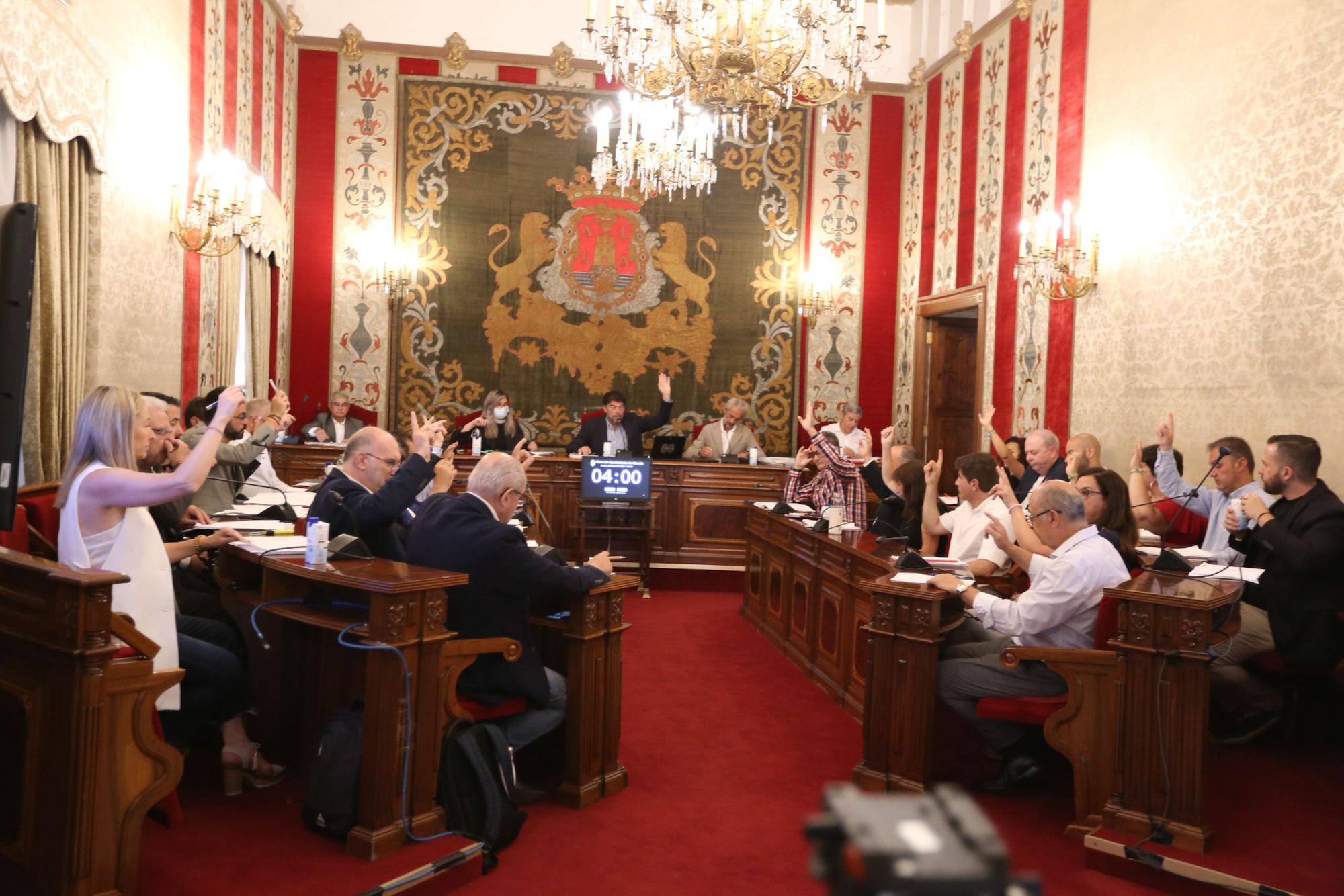 Pleno Municipal del Ayuntamiento de Alicante