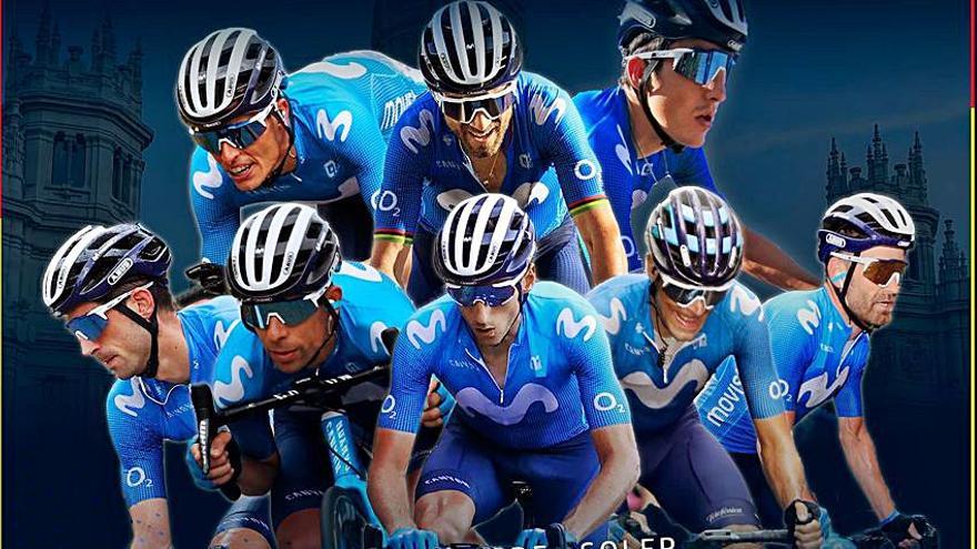 El equipo Movistar competirá con su equipo de gala en la Vuelta a España que comienza el próximo día 20