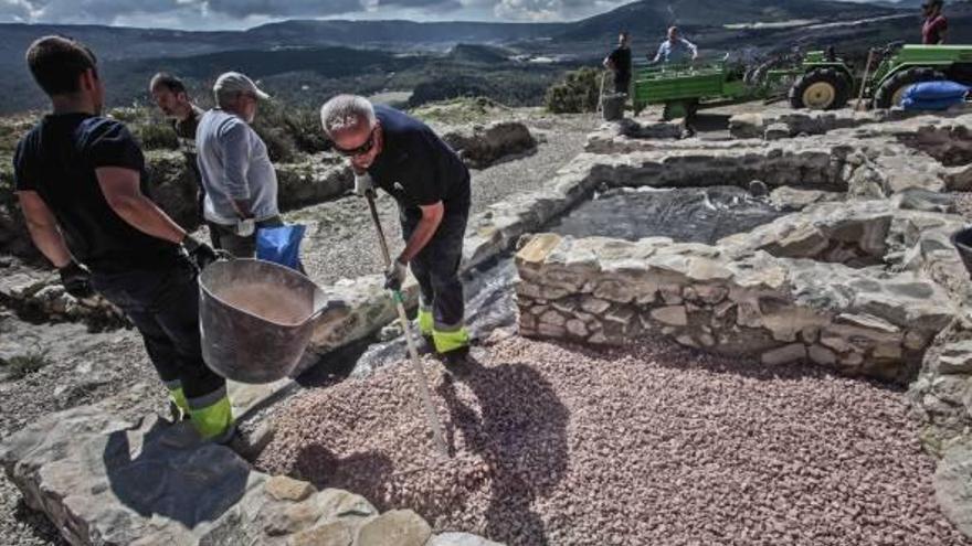 Trabajos arqueológicos en el poblado de El Puig.