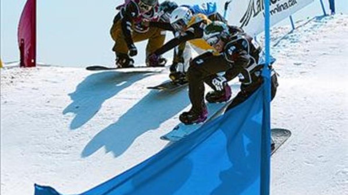 Snowboard en el Mundial de la La Molina del 2011.