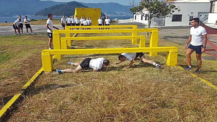 La UVigo certifica el buen estado físico de los alumnos de la Escuela Naval de Marín