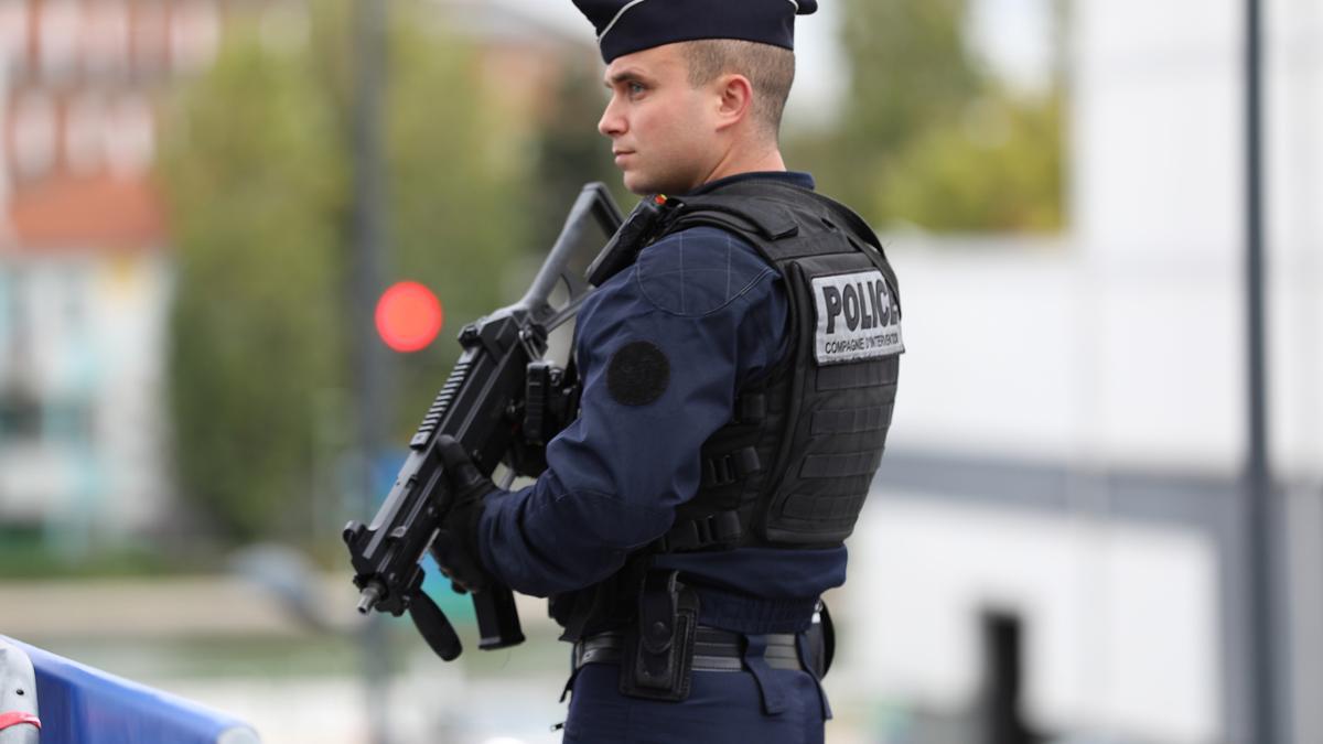 Imagen de archivo de un policía de Francia.