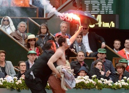 Protestas en la final de Roland Garros