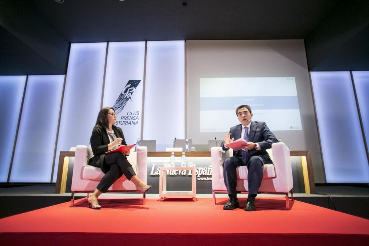 Foro "China, una oportunidad para Occidente" en el Club Prensa Asturiana de LA NUEVA ESPAÑA