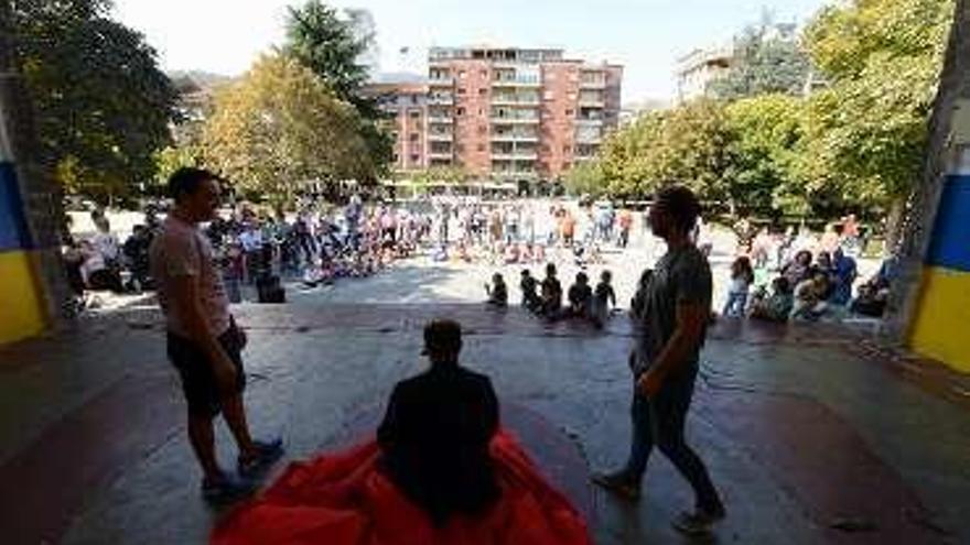 Actividad en el parque Jovellanos.