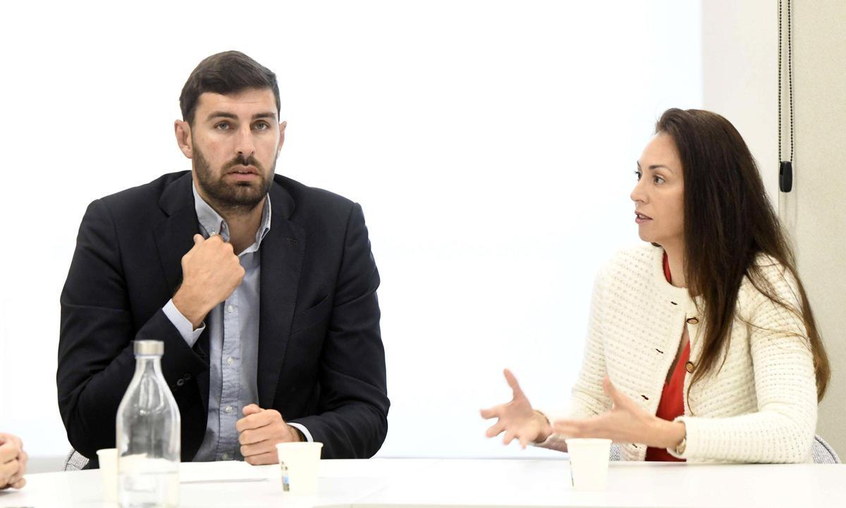 José Ángel Antelo y Virginia Martínez