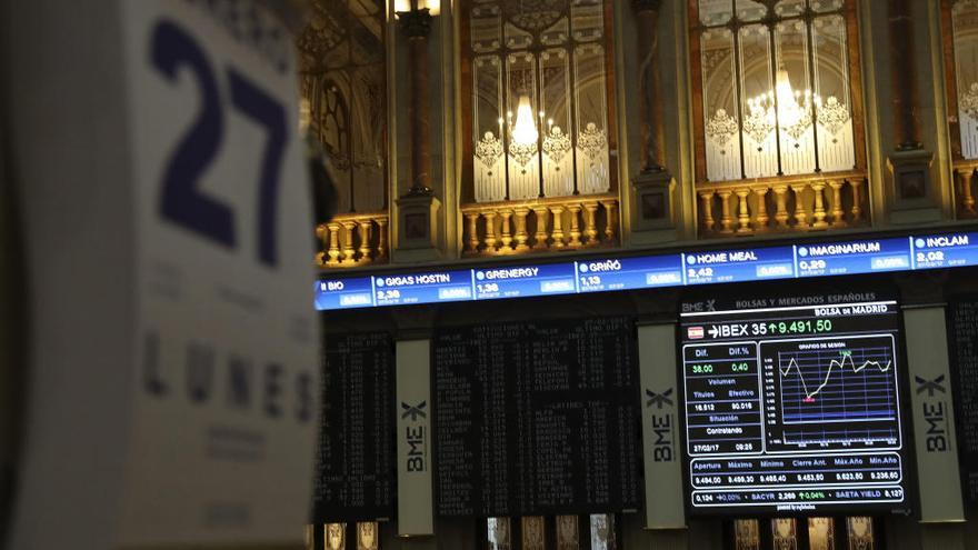 Bolsa de Madrid.