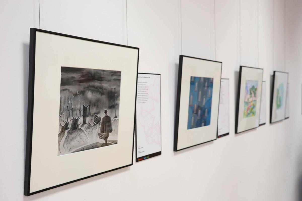 A Deputación leva a Vigo «Rosalía Ilustrada», unha exposición con 35 obras que reinterpretan a autora desde a arte gráfica