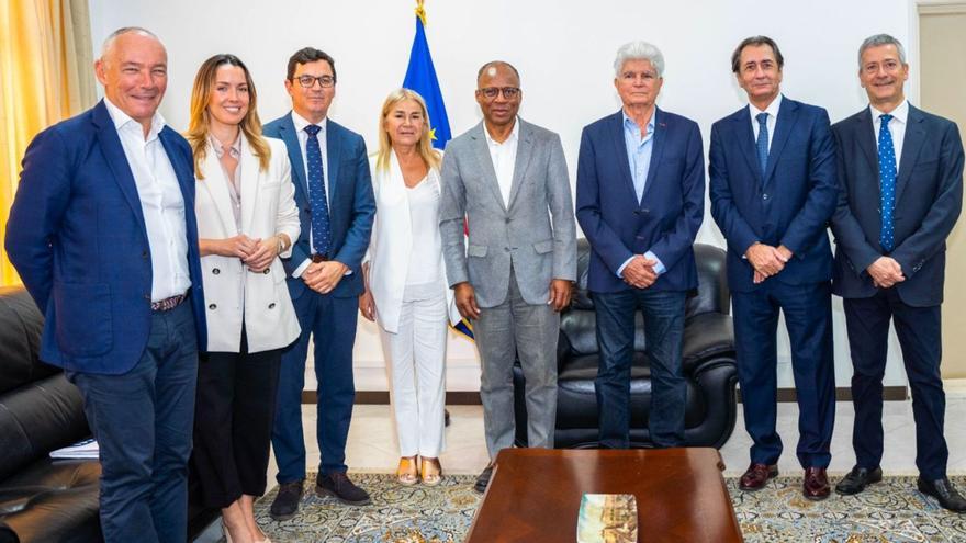 Reunión de los dirigentes del Gobierno de Canarias y de Cabo Verde.