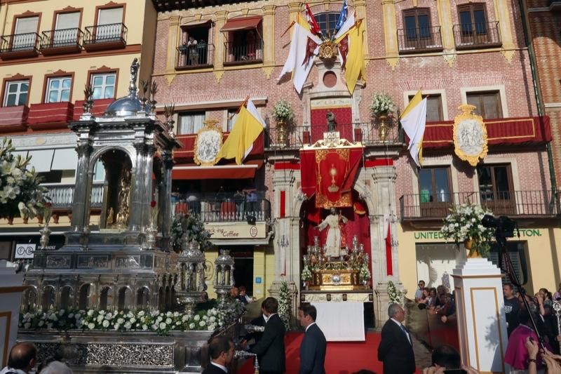 Festividad del Corpus Christi en Málaga