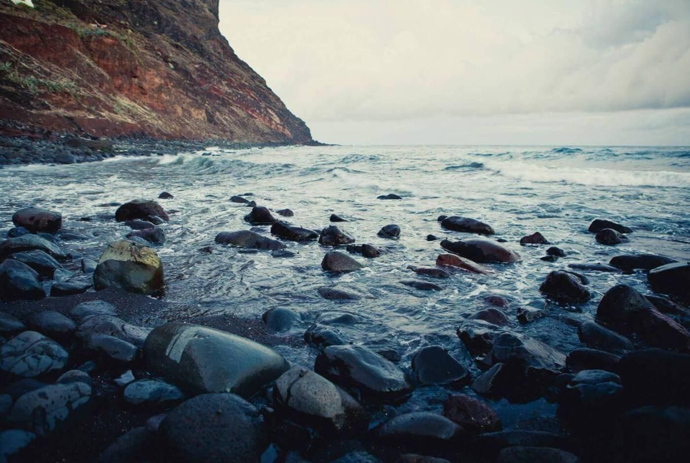 Playa de Antequera, en Igueste de San Andrés, en la isla de Tenerife.