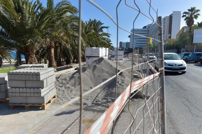 04-03-2020 LAS LPALMAS DE GRAN CANARIA. Obras de la metroguagua paralizadas en la calle Alicante. Fotógrafo: ANDRES CRUZ  | 04/03/2020 | Fotógrafo: Andrés Cruz