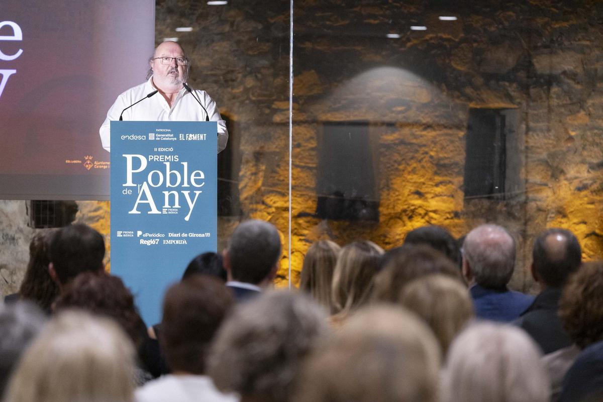 Gala de entrega Poble de lAny 2024 en el Castell de Calonge