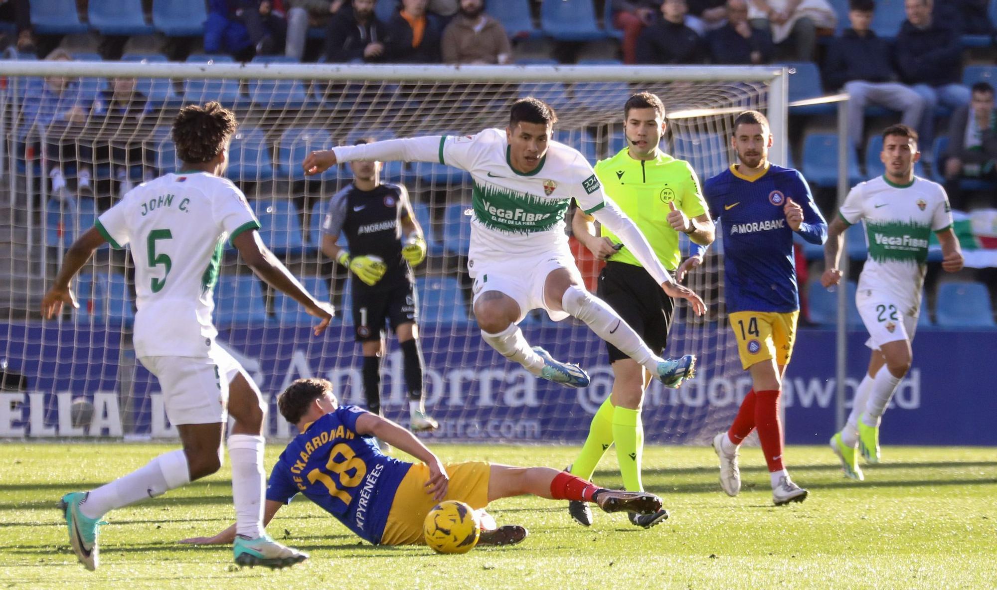 Así ha sido el partido entre el FC Andorra y Elche CF