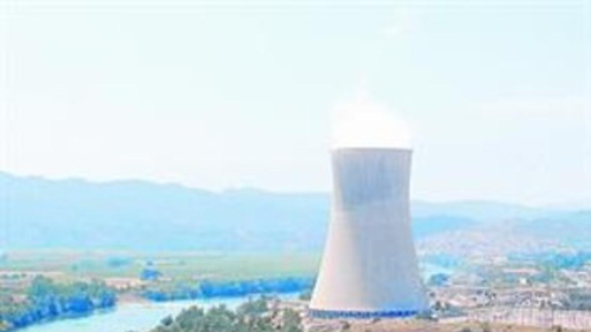 La central nuclear de Ascó.