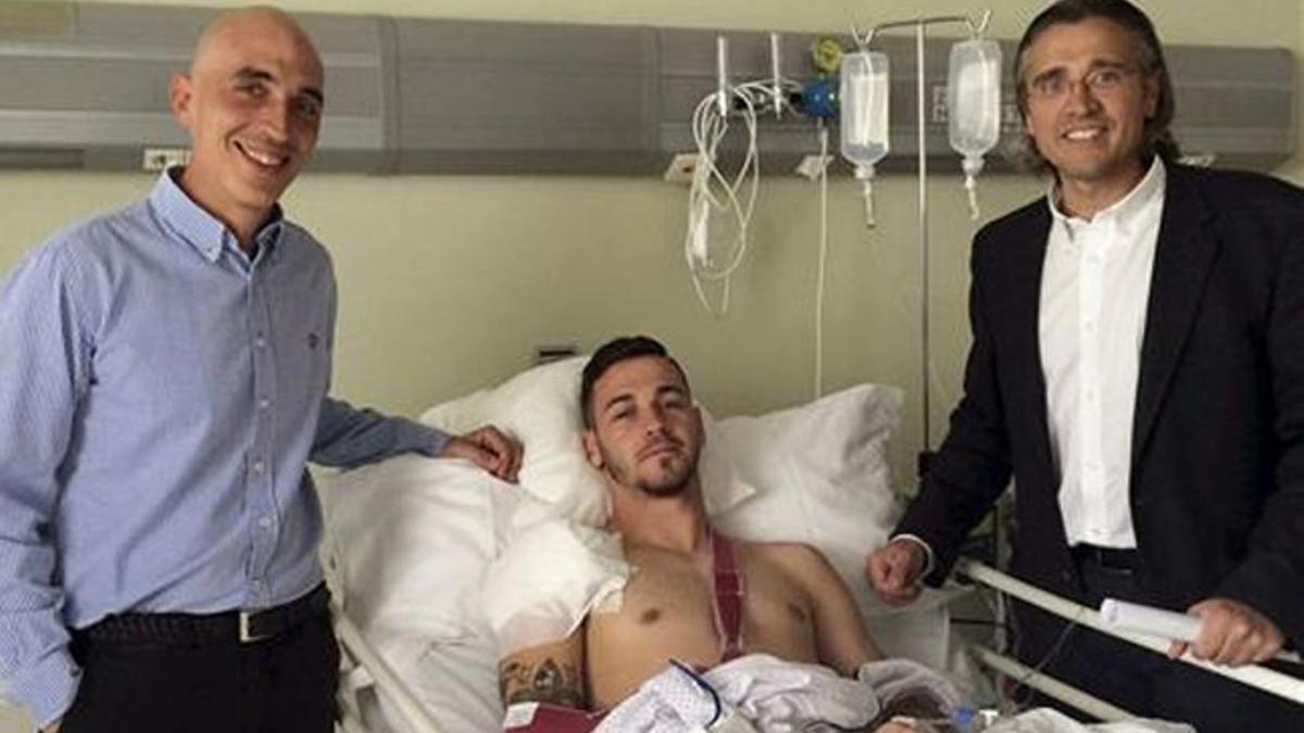 Álvaro Vázquez estará tres meses de baja tras operarse de un hombro