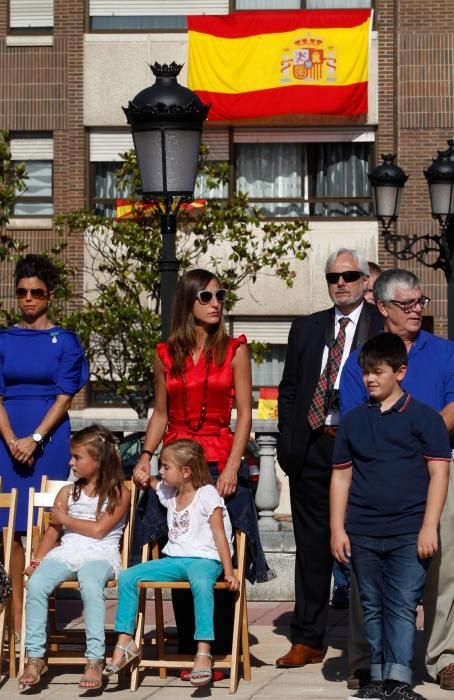 Acto del Día de la Hispanidad en el cuartel de El Rubín, en Oviedo