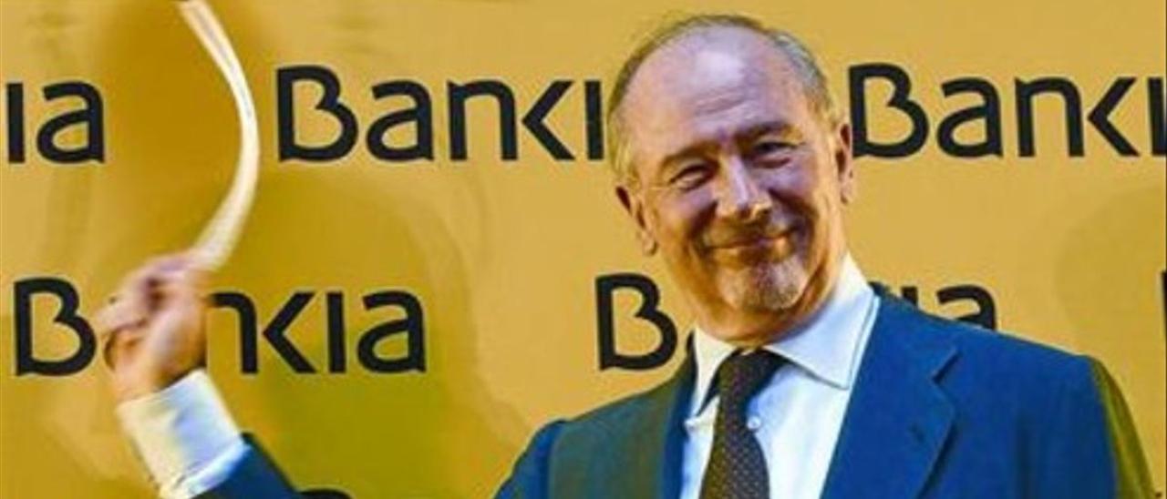 Rodrigo Rato, en la salida de Bankia a bolsa.