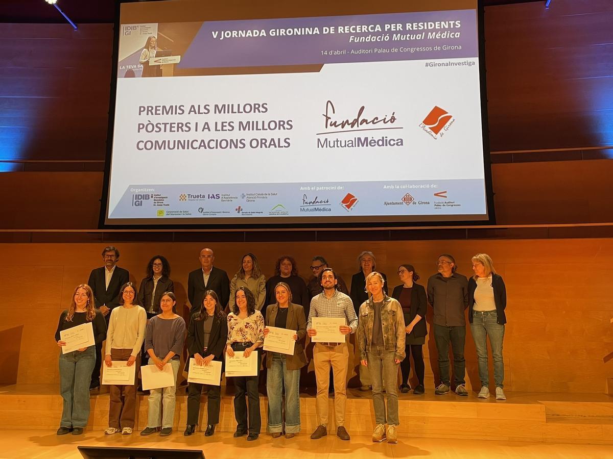 Els premiats en la jornada d'aquest dimarts.