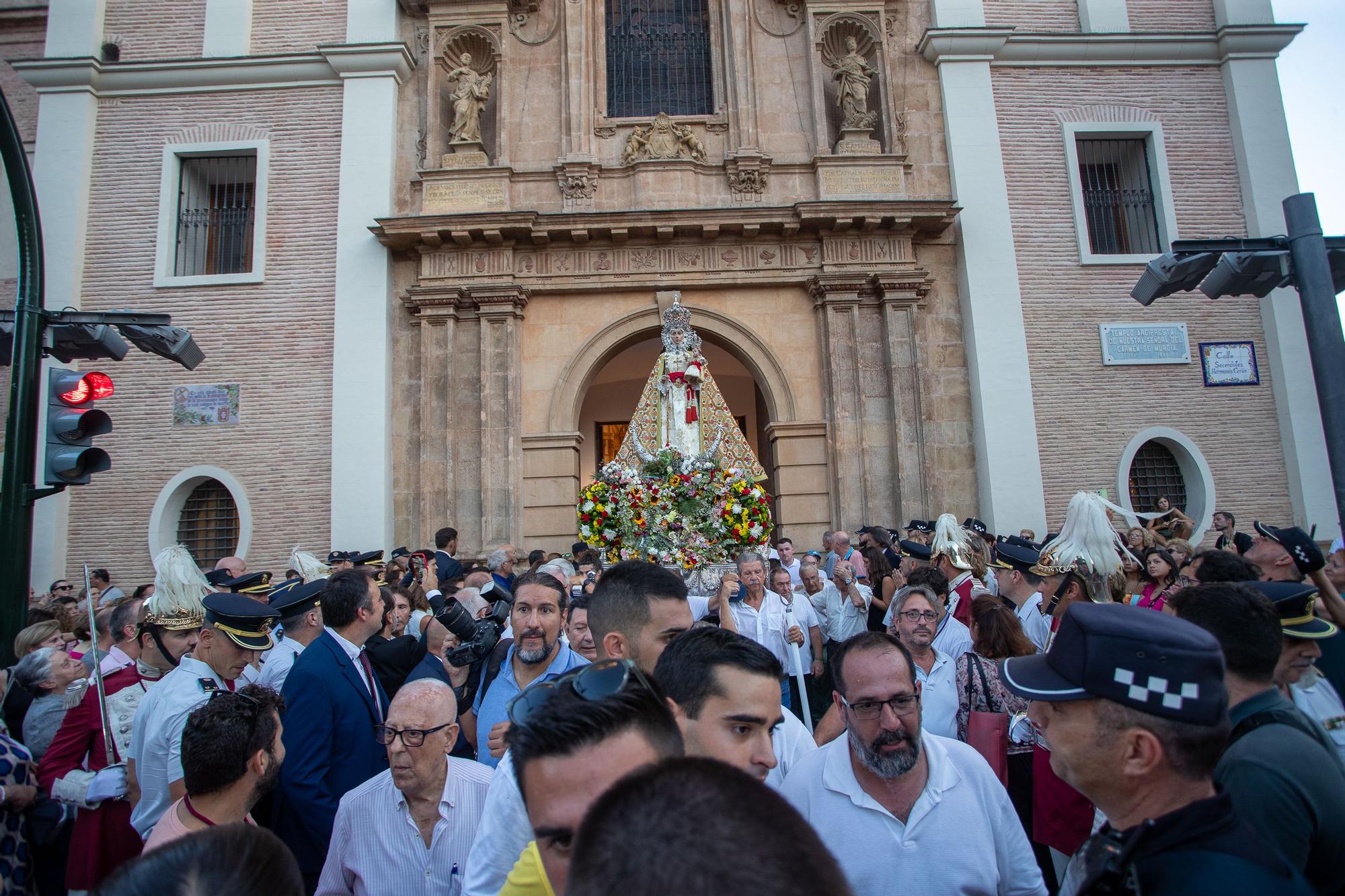 Las mejores fotos de la llegada de la Fuensanta a Murcia