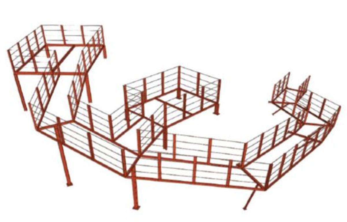 La estructura del desfiladero.