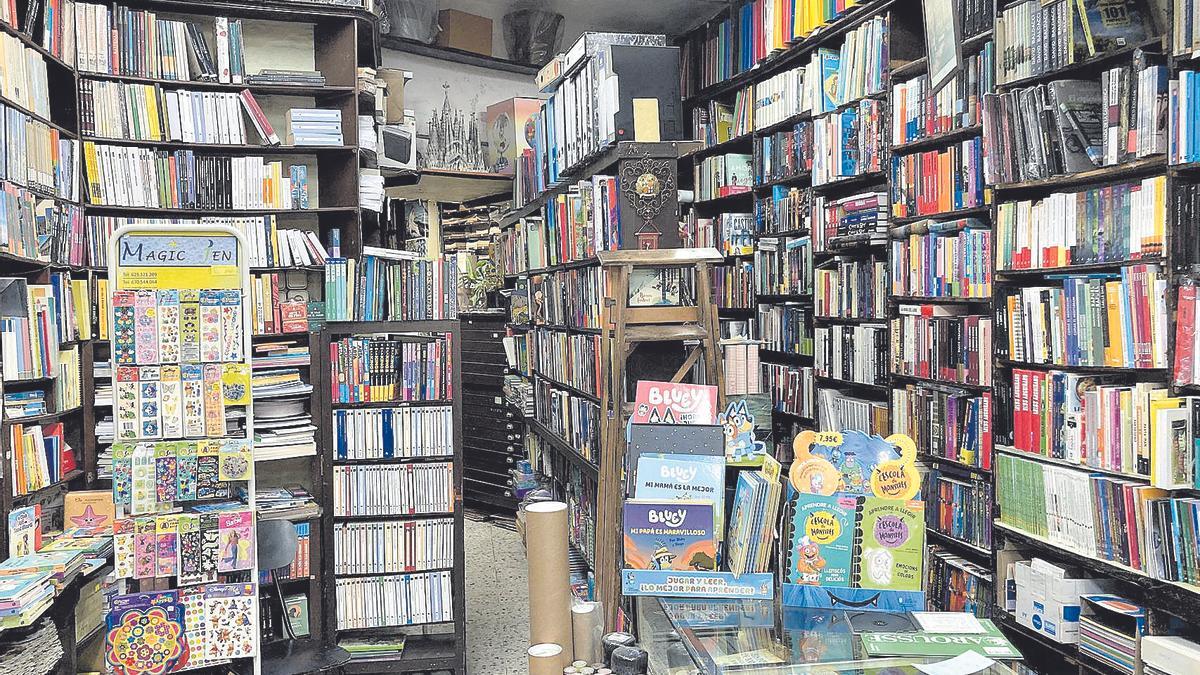 Interior de la librería Pompeia, en Barcelona