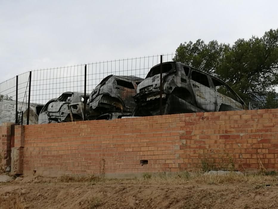 El paisatge a Avinyó, després del foc