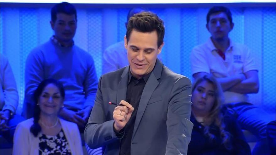 Christian Gálvez, presentant un programa