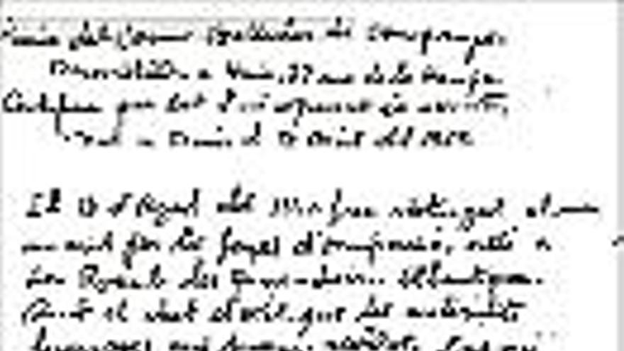 El manuscrit inèdit de Ballester.