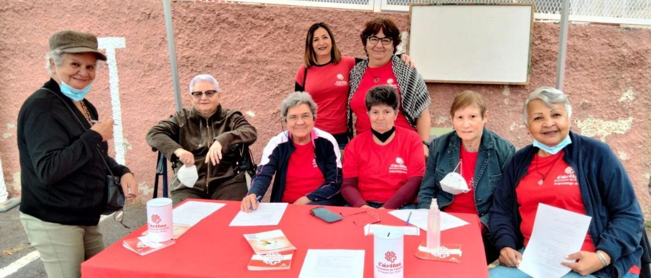 Voluntarias de Cáritas.