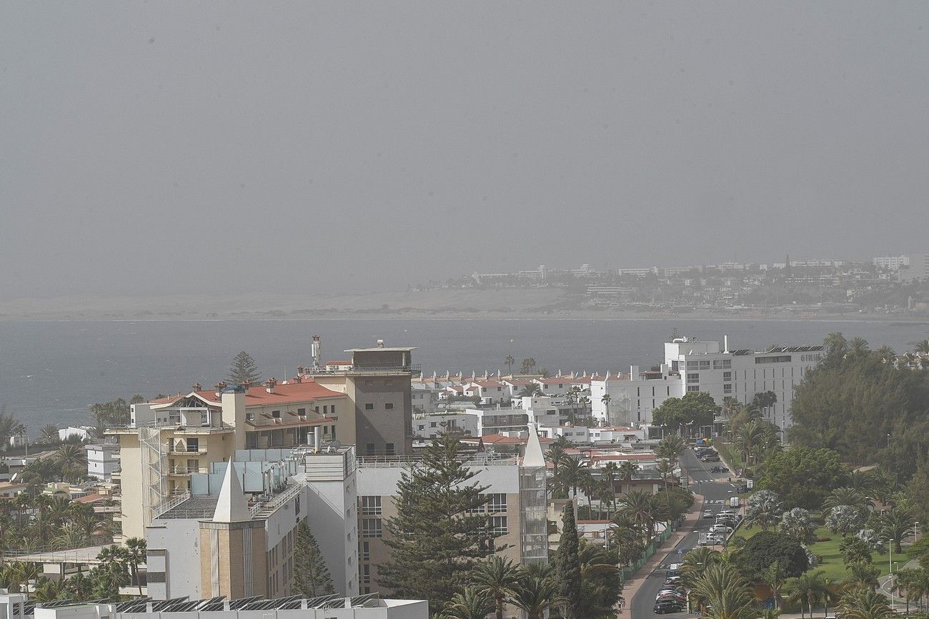 Calima en Las Palmas de Gran Canaria (17/03/2022)