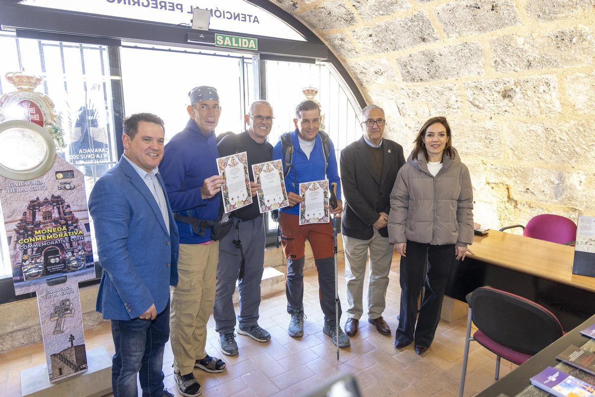 Recibimiento peregrinos de Artajona