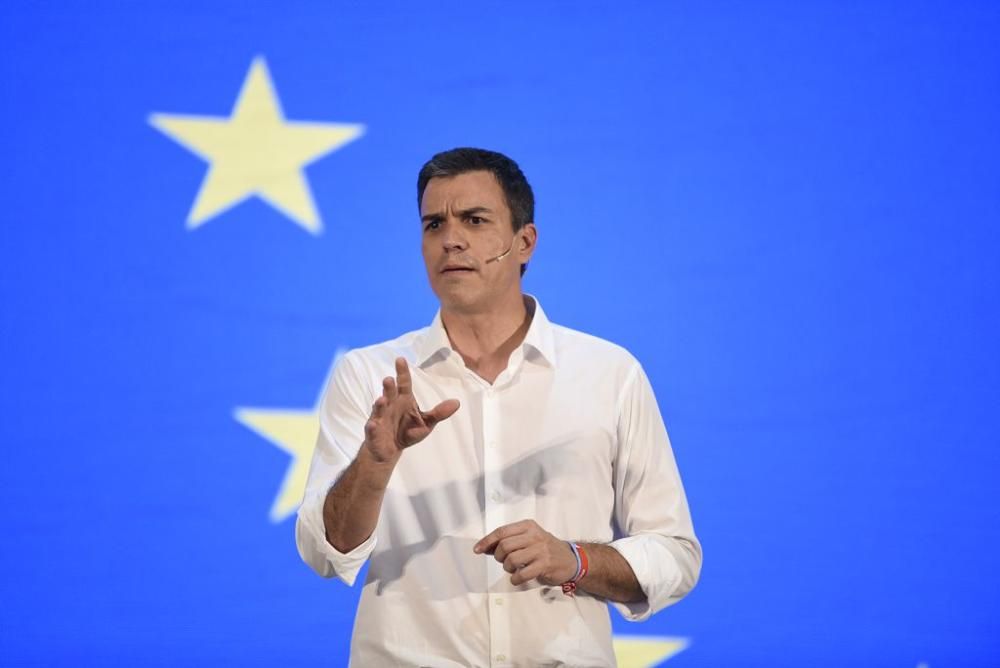 Mitin de Pedro Sánchez en Murcia